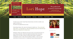Desktop Screenshot of lorihope.com